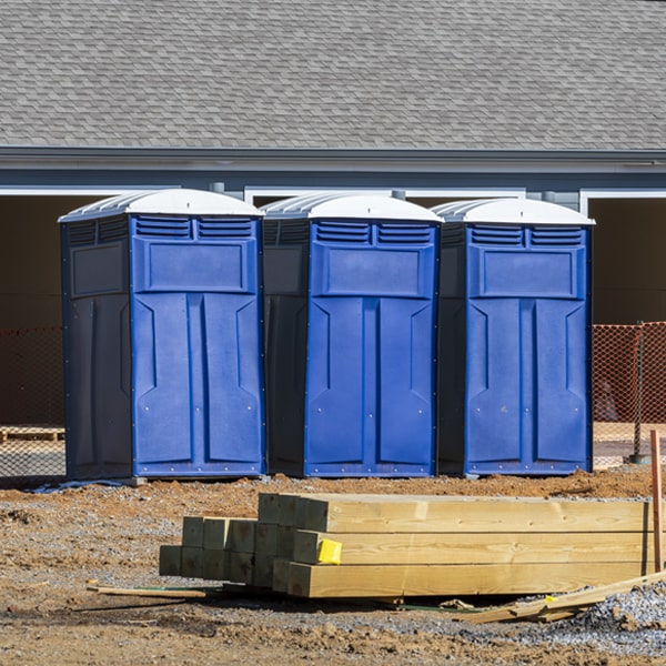 what is the cost difference between standard and deluxe porta potty rentals in St Petersburg Florida